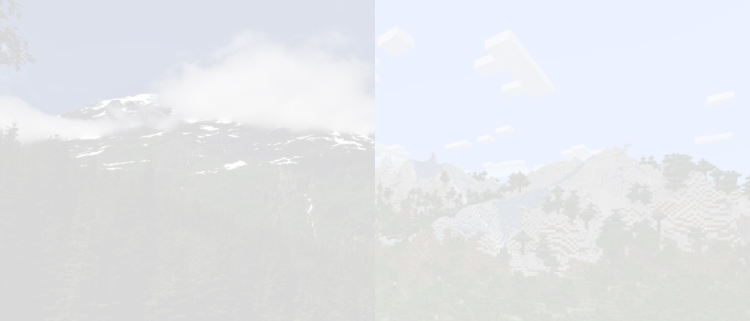Minecraft landscape